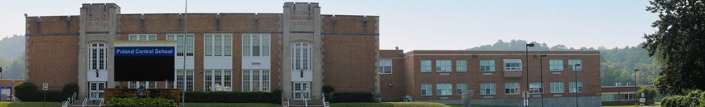 exterior of a brick school building.