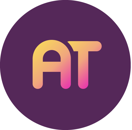 icon for Rubicon Atlas, an AT inside a circle.