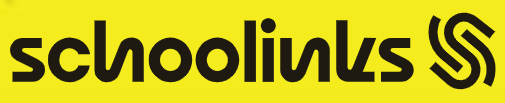 logo for SchoolLinks, the word with squiggly lines.